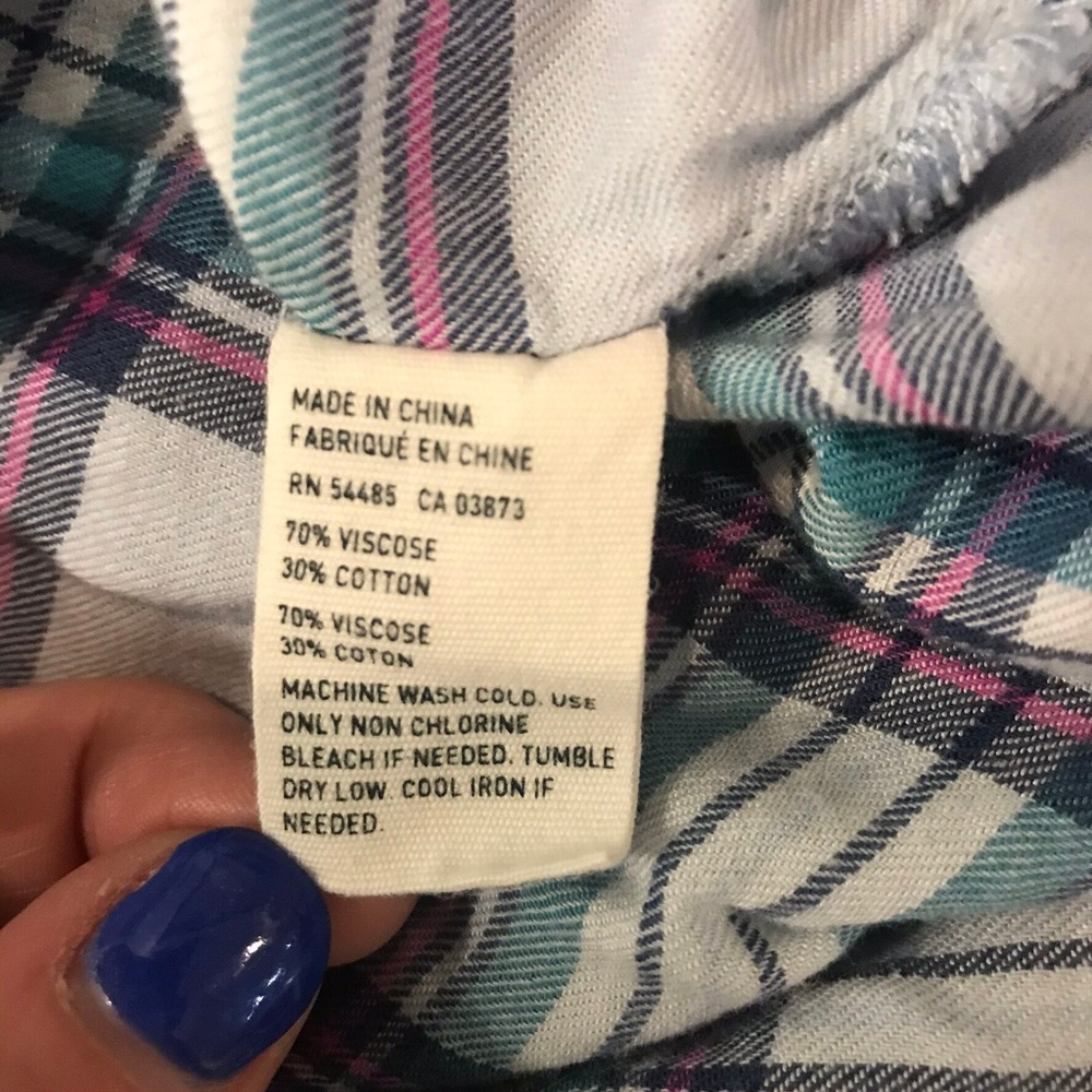 American Eagle Outfitters Plaid Button Down Shirt - Picture 8 of 8